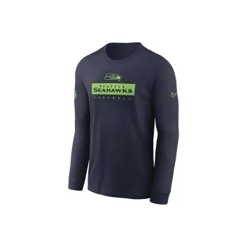 Nike Seattle Seahawks Sideline Team Issue Men's Nike Dri FIT Nfl Long Sleeve T Shirt