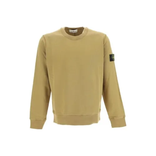 STONE ISLAND Sweatshirts Men Yellow Green