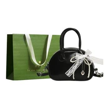 Three Ducklings PU Handbag Women's White/Black/Yellow/Blue/Pink