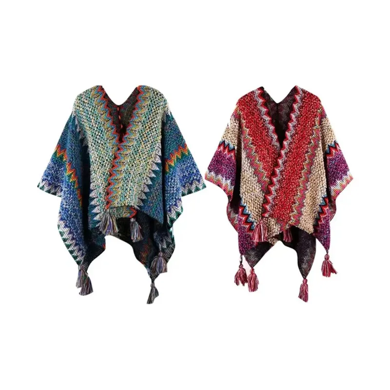 MOREMERRY Shawls Unisex-4