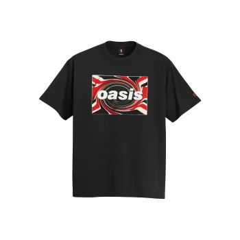 Levis Oasis Collaboration T Shirts Men Black