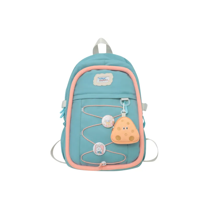 H YXIANG Nylon Backpack Unisex Multicolor-5
