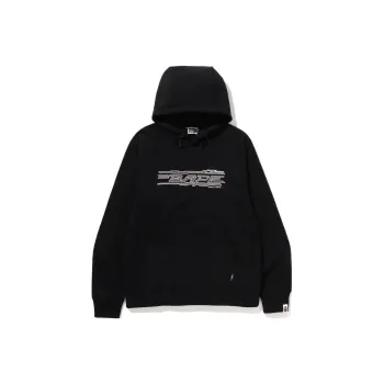 A BATHING APE World Gone Mad Embroidery Pullover Hoodie