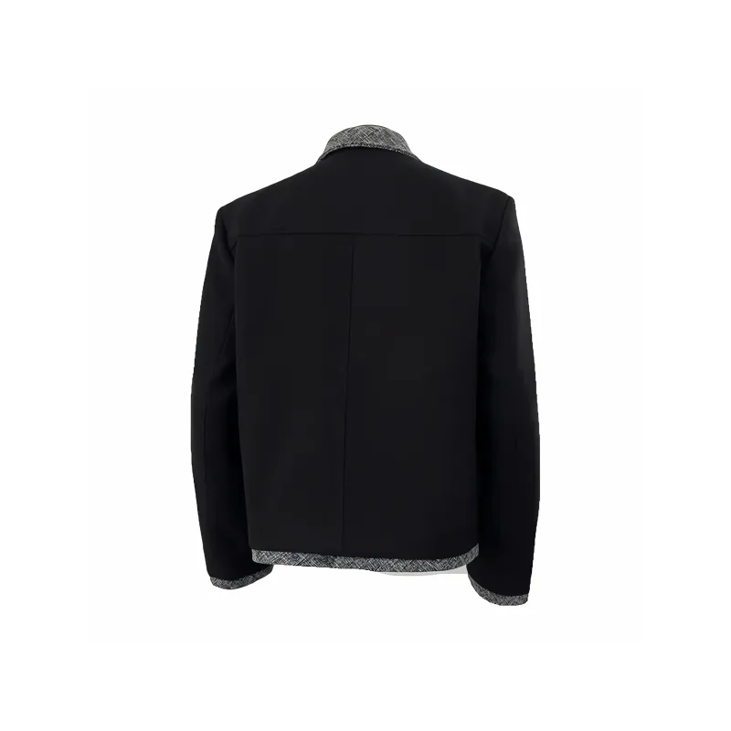 WELTER EXPERIMENT Fashion Jackets & Coats Unisex Classic Black-6