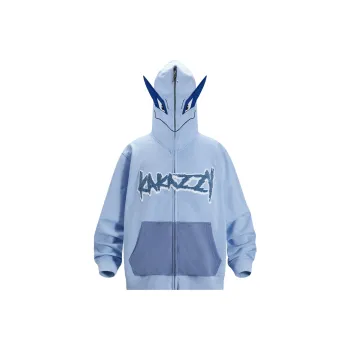 KAKAZZY Sweatshirts Unisex Light Blue