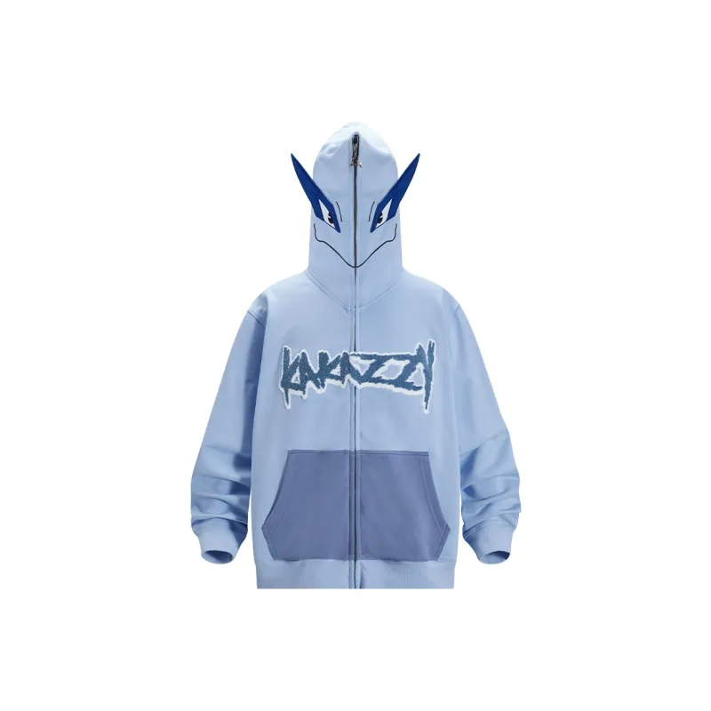 KAKAZZY Sweatshirts Unisex Light Blue-0