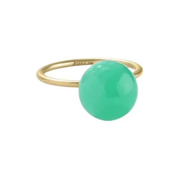 Irene Neuwirth 18kt Rose Gold Medium Gumball Chrysoprase Ring