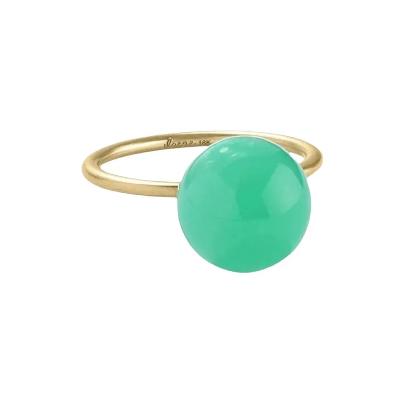 Irene Neuwirth 18kt Rose Gold Medium Gumball Chrysoprase Ring-0