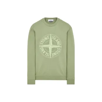 STONE ISLAND SS23 Sweatshirt Men's Sage Green