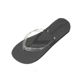 NAIHUO PVC Platform Flip Flops Slip Resistant Squashy And Bouncy Feeling Height Increasing Home Slippers