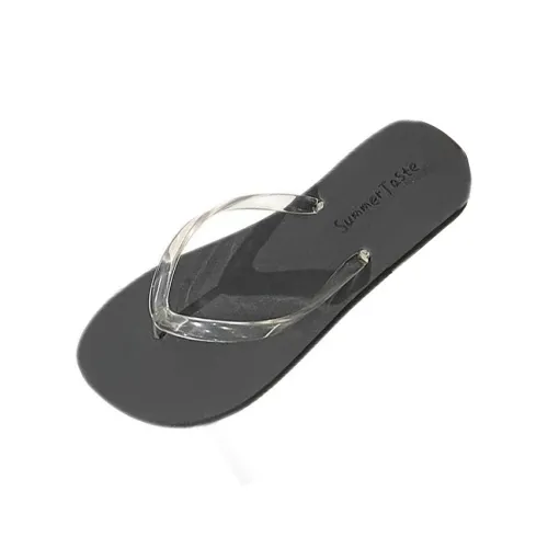 NAIHUO PVC Platform Flip Flops Slip Resistant Squashy And Bouncy Feeling Height Increasing Home Slippers