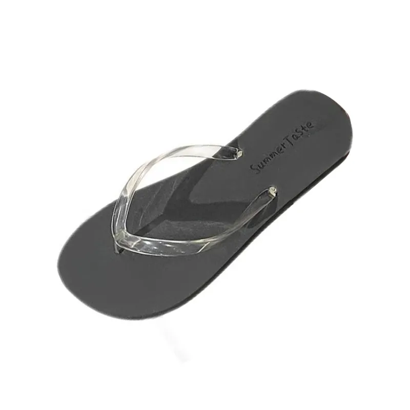NAIHUO PVC Platform Flip Flops Slip Resistant Squashy And Bouncy Feeling Height Increasing Home Slippers-0