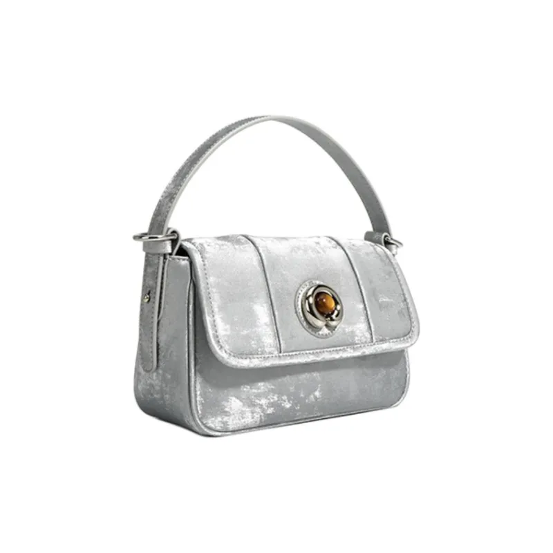 H YXIANG Cow Leather Handbag Regular Women's Multicolor-1