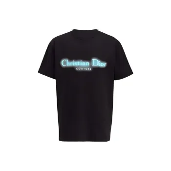 DIOR Logo Printed Crewneck T Shirt