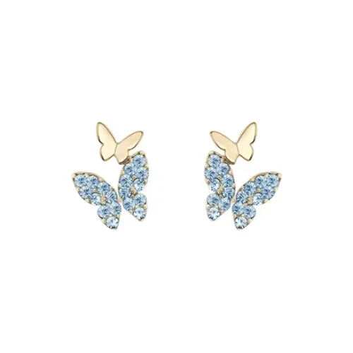 Universe Search S925 Silver Stud Earrings Women's
