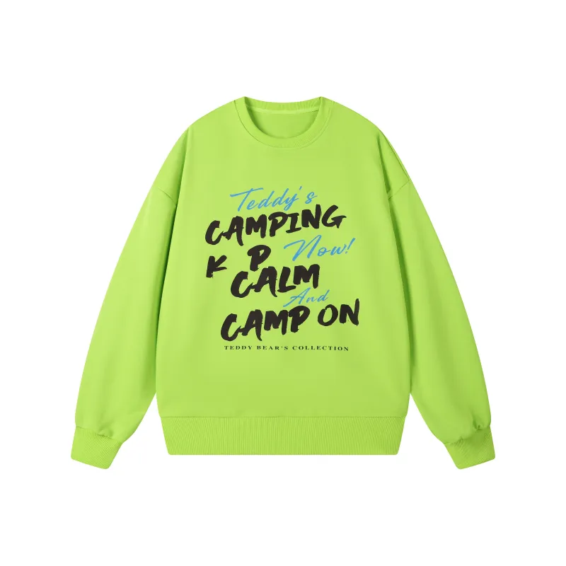 Teddy Bear Collection Camping Teddy Series Sweatshirt Unisex-4