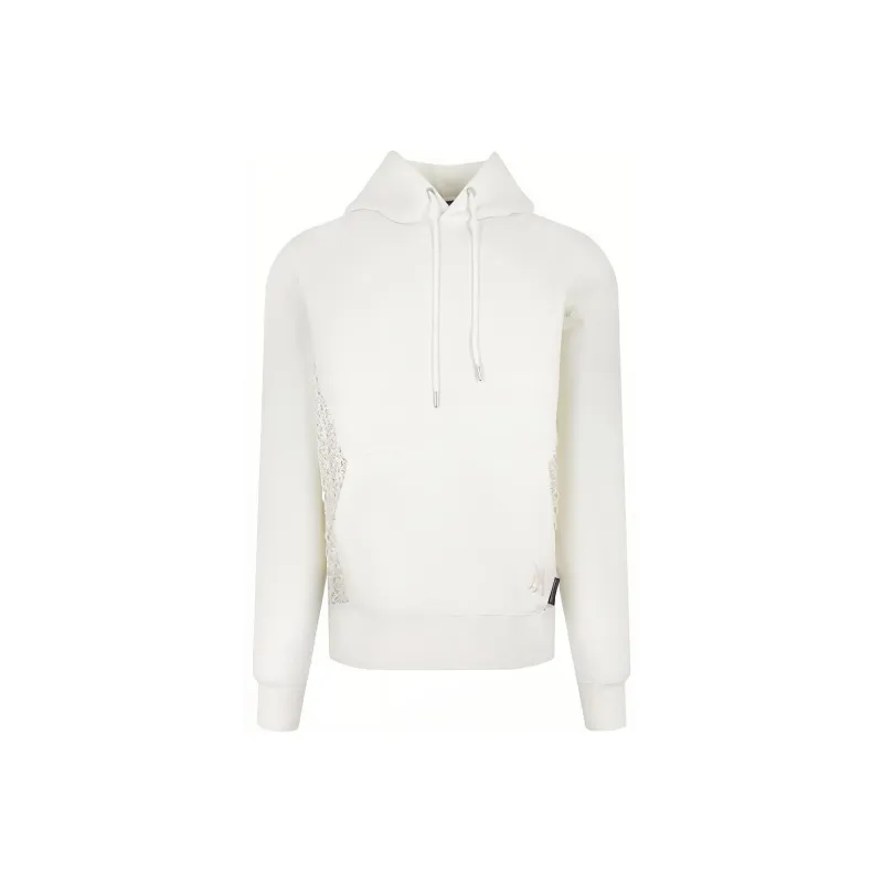 ANDERSSON BELL Lace Detailed Drawstring Hoodie-0