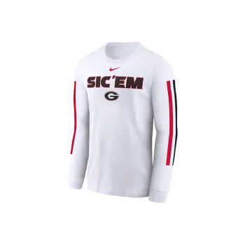 Nike Georgia Bulldogs Local Spirit Slogan Men's Nike College Long Sleeve T Shirt