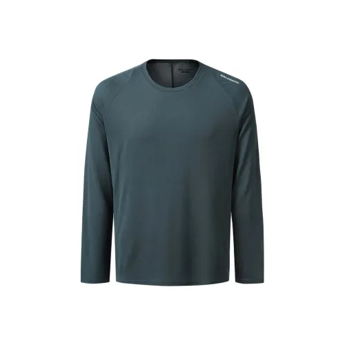 SALOMON T-Shirts Men Teal