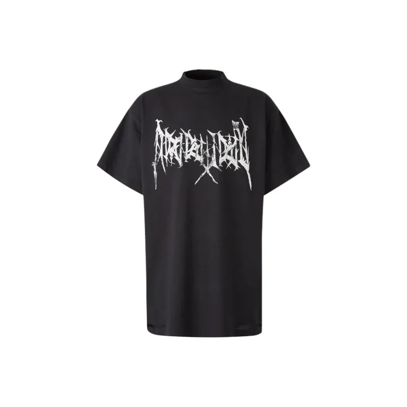 Balenciaga Logo Printed Oversized T Shirt-0