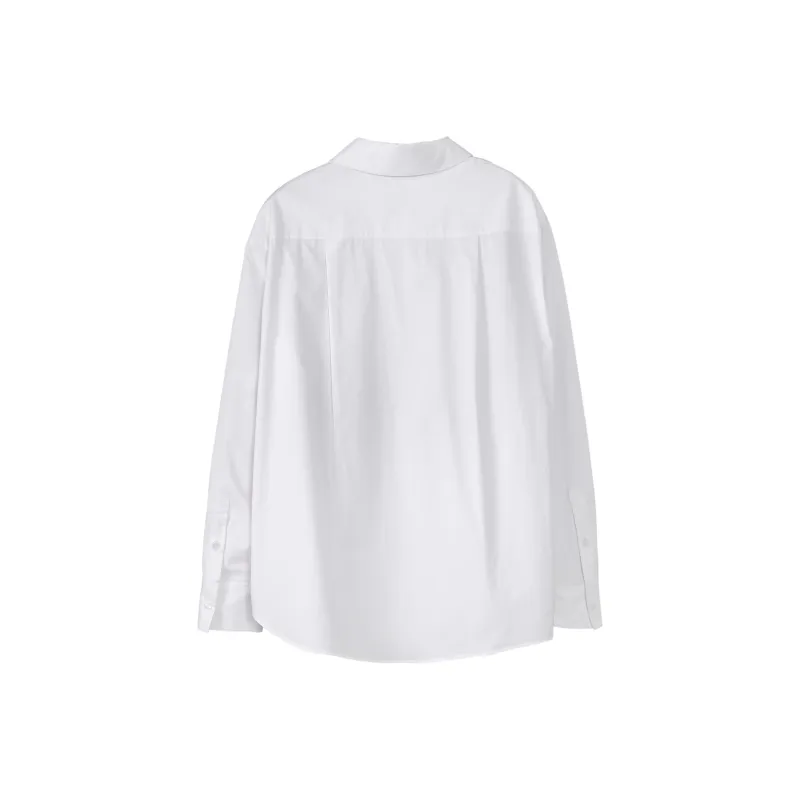Fstudio Spring Korean Style Solid Color Sweet Style Versatile Shirt Women's-1