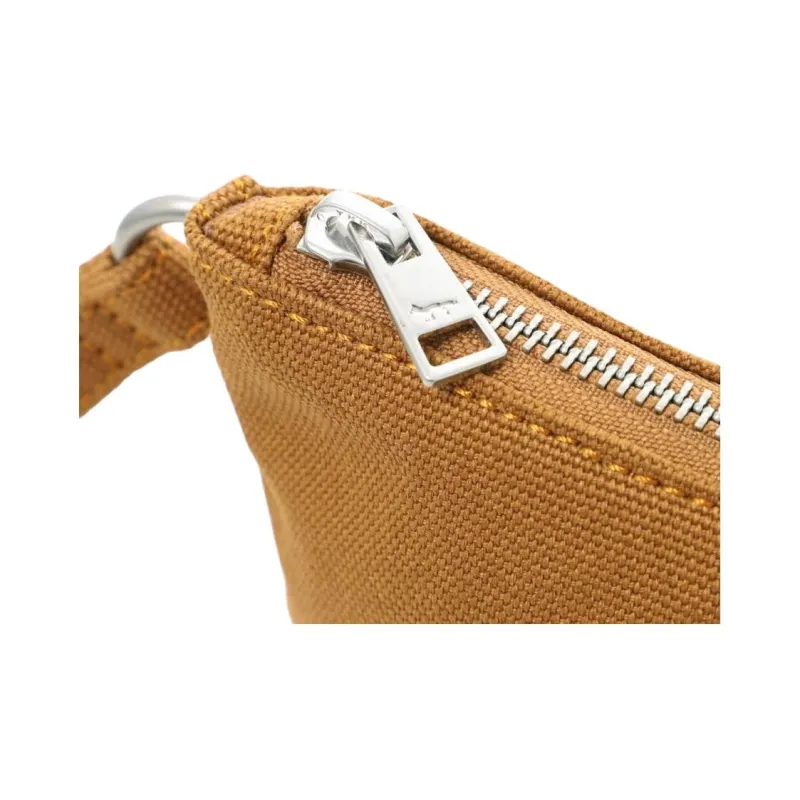 Maison Kitsune Cotton Canvas Canvas Bag Clutches Regular Women's Brown-4