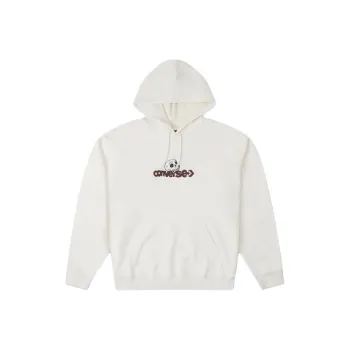 Converse Skull Hoodie Sweatshirt Men's Milk White