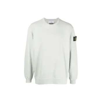 STONE ISLAND Sweatshirts Men Pearl Gray