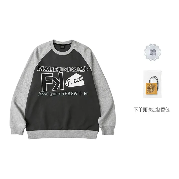 FKSW Sweatshirts Unisex Gray & Dark Gray-0