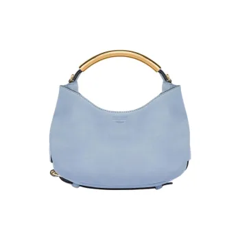 MOSCHINO Handle Me Logo Embossed Top Handle Bag