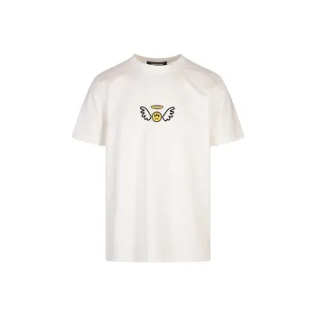 Barrow Logo flocked T shirt