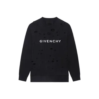 Givenchy Archetype With Destroyed Effect Sweatshirt