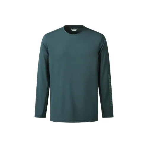 SALOMON T Shirts Men Green
