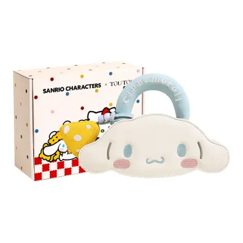 TOUTOU Sanrio Collaboration Yugui Dog Synthetic Leather Handbag Small Size Women's Cream White