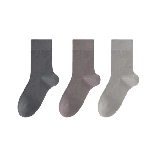 MADALLO Mid Calf Socks Men's 3 Pack