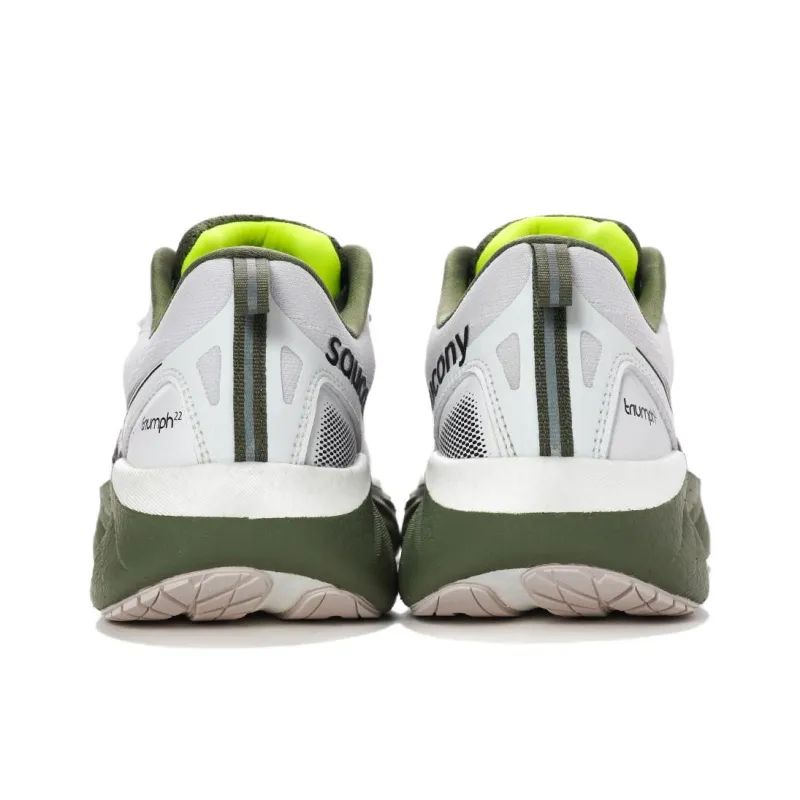 Saucony Triumph 22 White Olivine-6