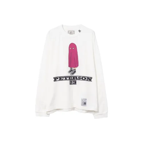 Maison Mihara Yasuhiro 화이트 남녀공용 티셔츠