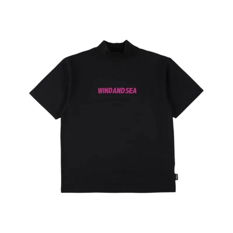 WIND AND SEA SS25 T Shirt Unisex Black Pink-0