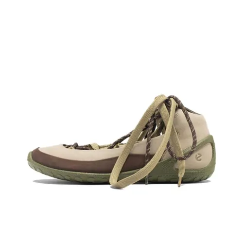 Natacha x Ecco Biom Lite Anti Slip Wear Resistant Low Top Casual Shoes Women's Light Brown