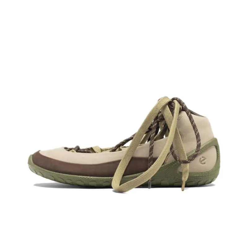 Natacha x Ecco Biom Lite Anti Slip Wear Resistant Low Top Casual Shoes Women's Light Brown-0