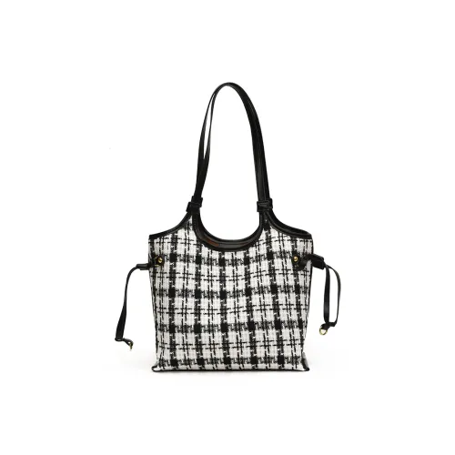 Morellybear PU ALM tote Bag Shoulder Bag Women's Black/Red