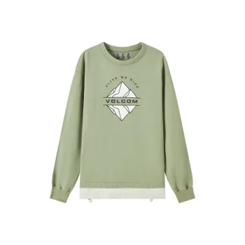 VOLCOM Sweatshirts Unisex Army Green