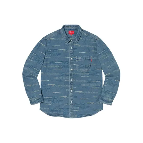 Supreme Dimensions Logo Denim Shirt