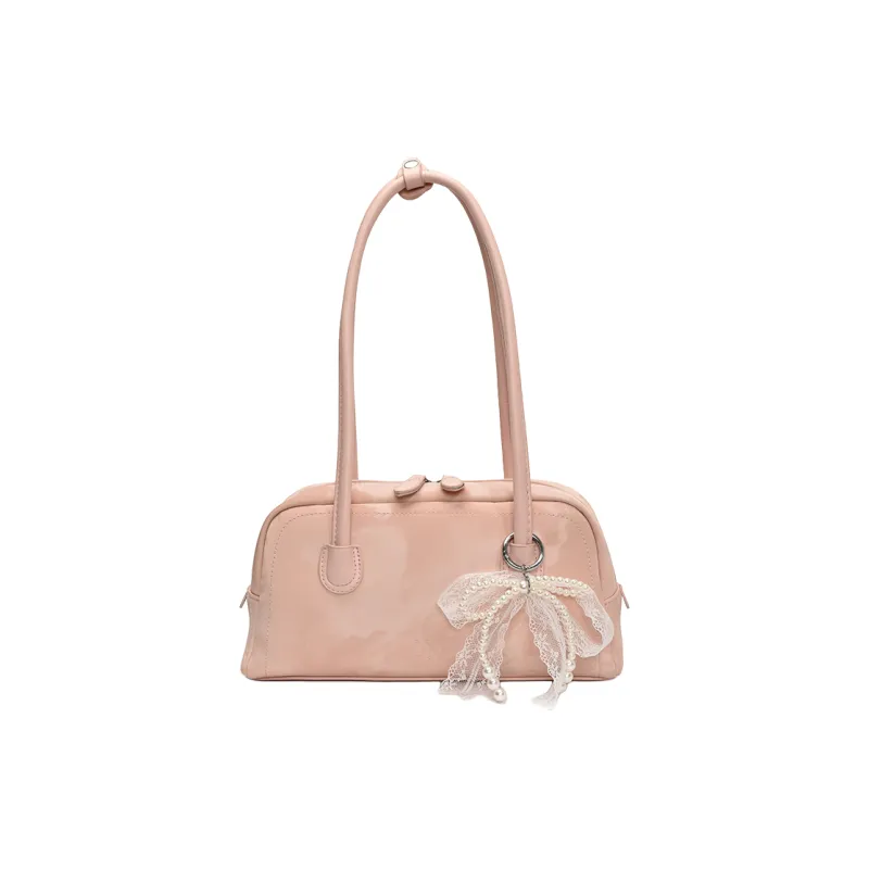 PINK·LAND PU Bowling Bag Shoulder Bag Women's Multicolor-6