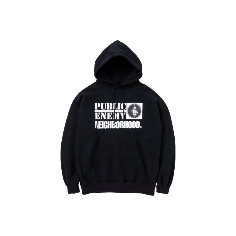 NEIGHBORHOOD X Public Enemy Hooded Sweatshirt-0