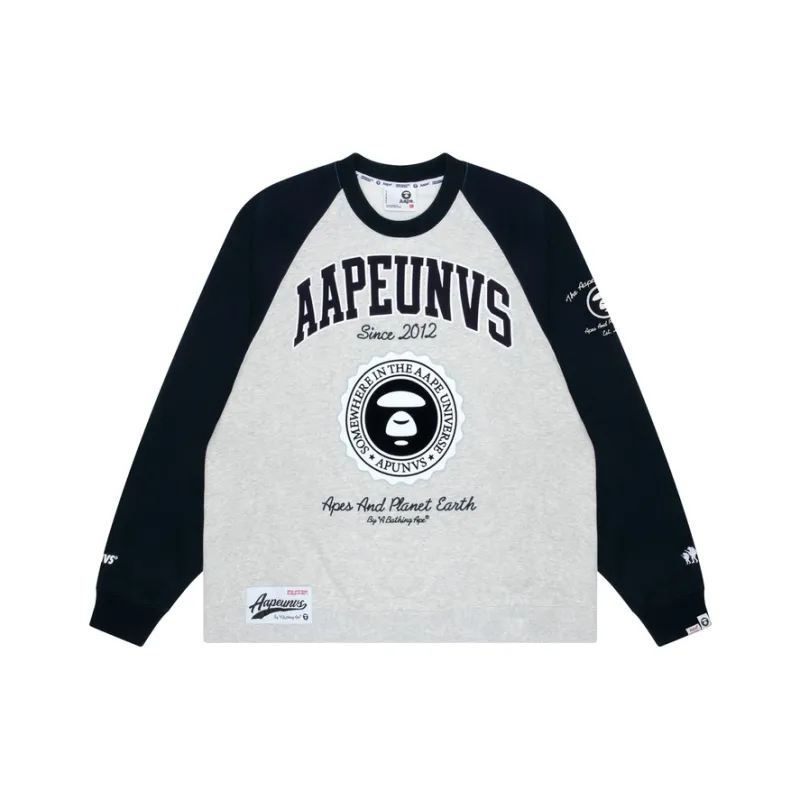 Aape Logo-print Crew-neck Sweatshirt-0