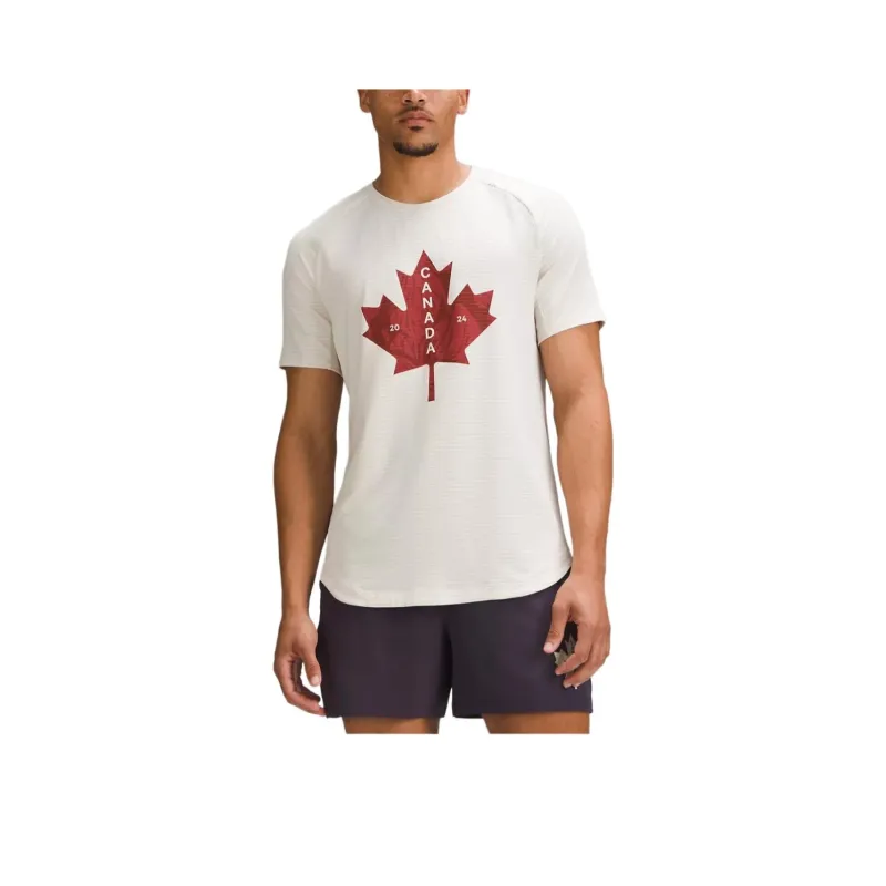 Lululemon Team Canada Collection License To Train COC T Shirt Men's Mixed Color Spicy Red-4