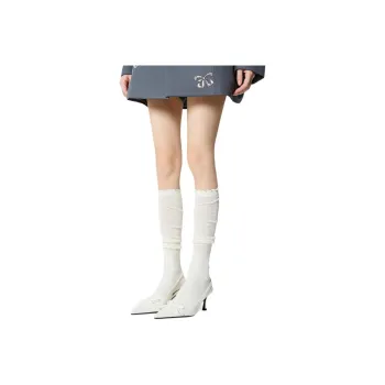 COTTON CHEESE Knee High Socks Women's
