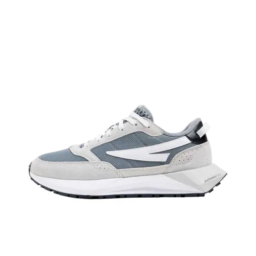 FILA Racer Energized Low Top Running Shoes Women's White Gray