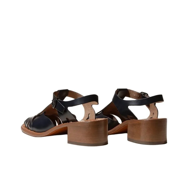 Hereu Pesca Roman Sandals 5cm Women's Marine Blue-1